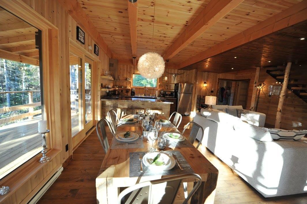 Les Bouleaux - Les Chalets Spa Canada La Malbaie Exteriör bild
