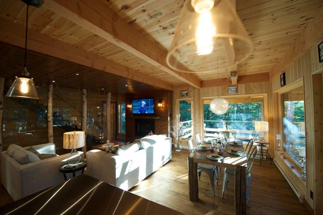 Les Bouleaux - Les Chalets Spa Canada La Malbaie Exteriör bild