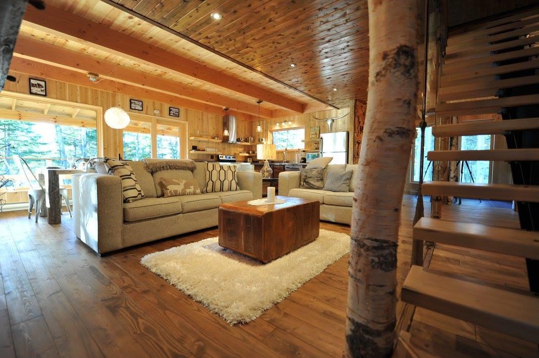 Les Bouleaux - Les Chalets Spa Canada La Malbaie Exteriör bild