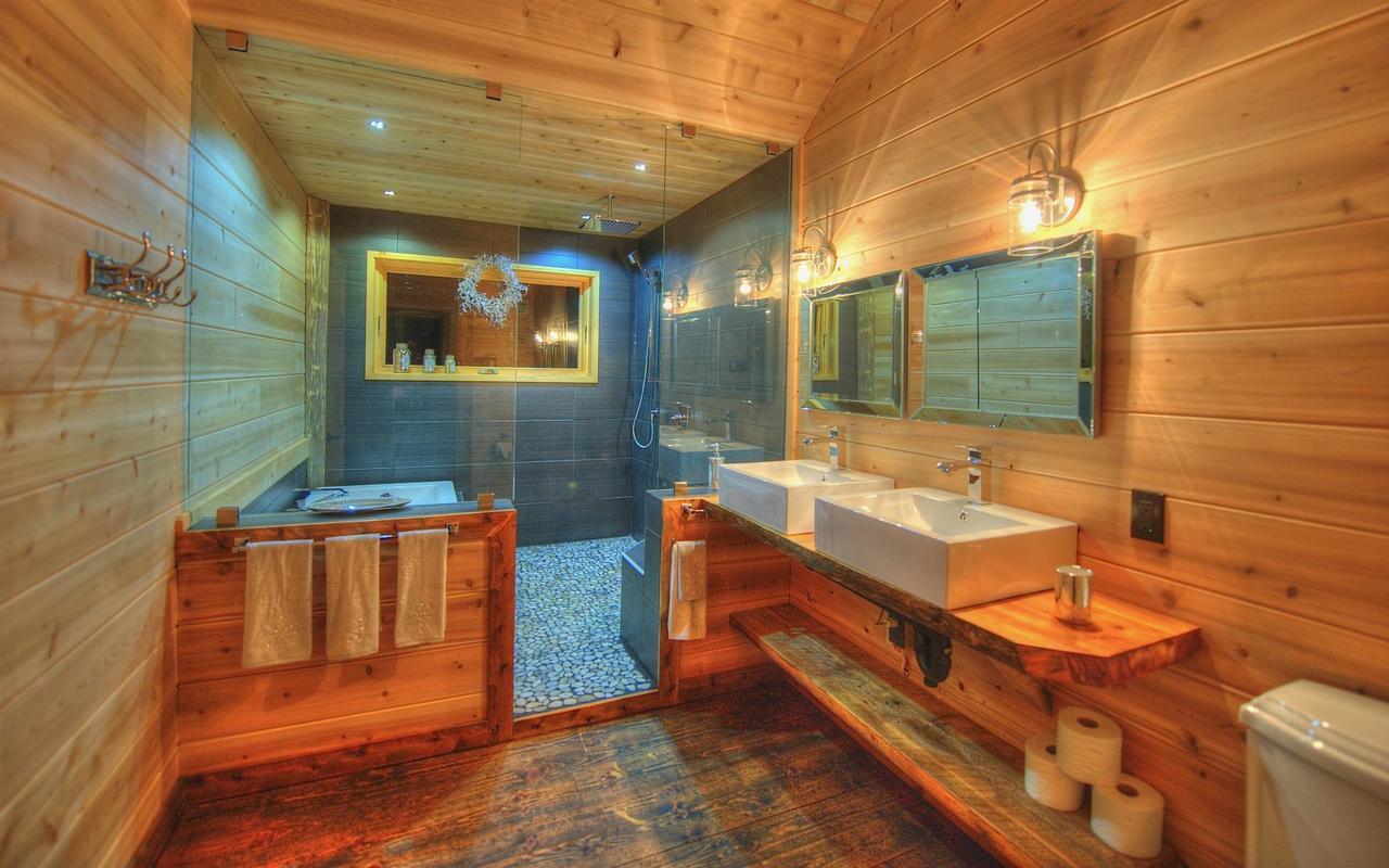 Les Bouleaux - Les Chalets Spa Canada La Malbaie Exteriör bild